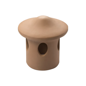 Chimenea en arcilla de Ladrillera Santafé, pieza individual